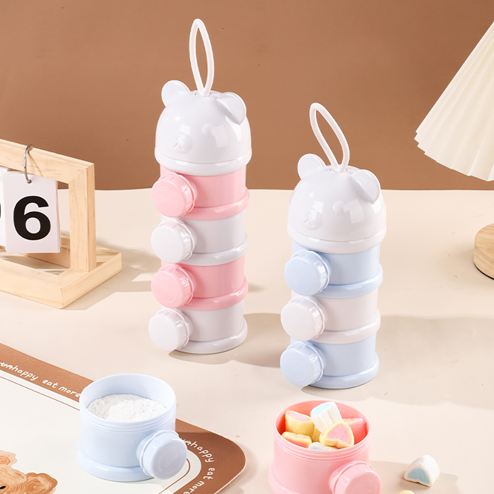 Baby Food Lactogen - 4Layer Bear Style Portable Milk Powder