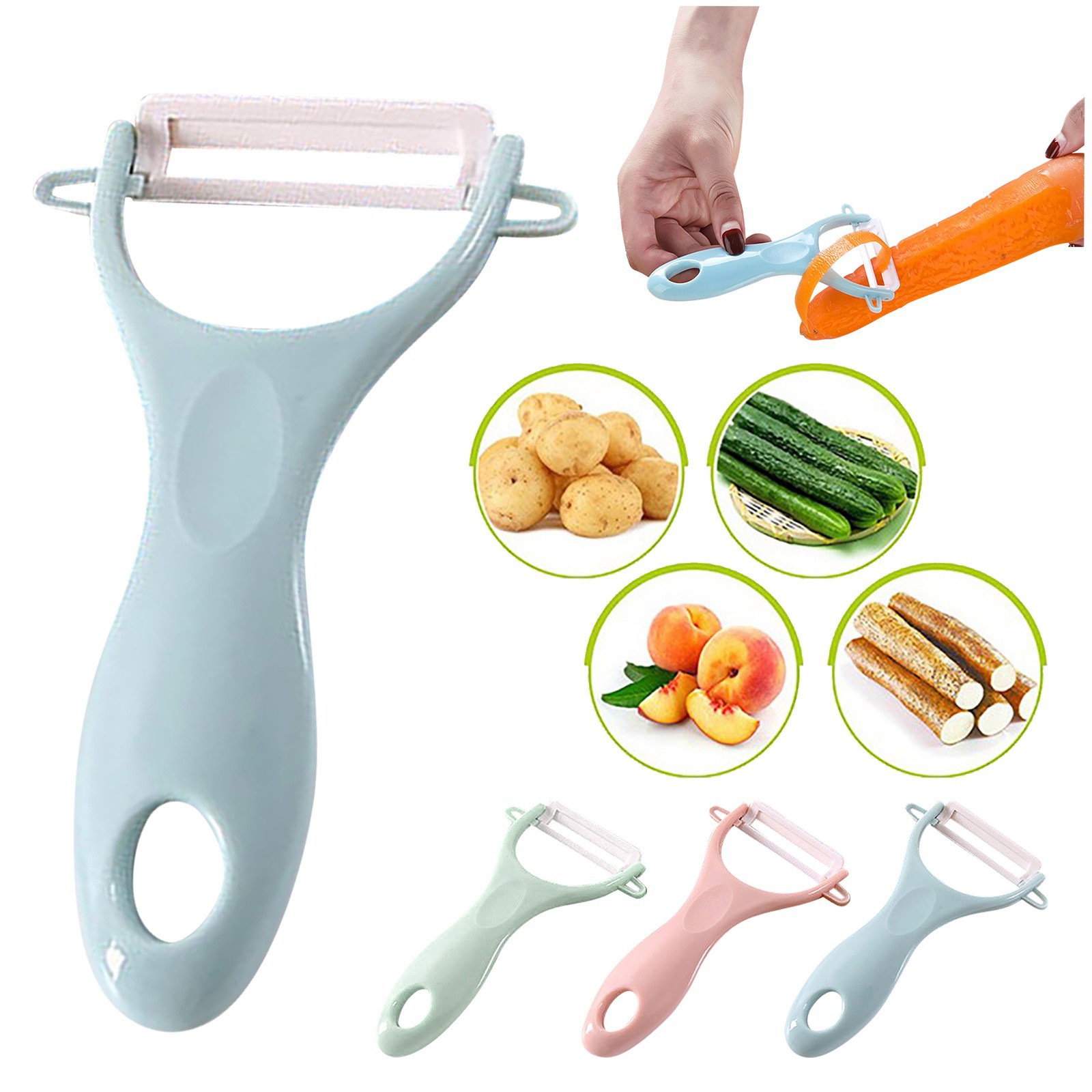 Baby Food Grater - Ceramic Creative Peeler Practical Multi-function Children