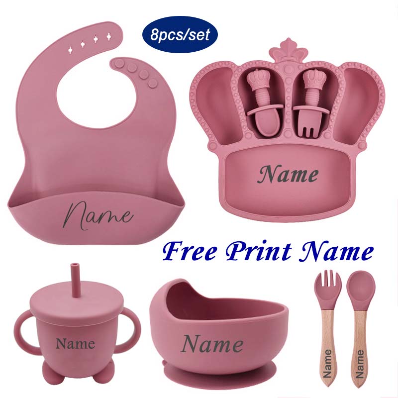 Baby Food Grater - Personalized Name Baby Feeding Plate Dishes