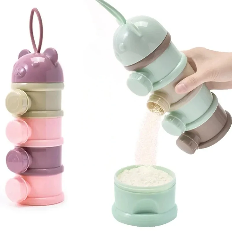 Baby Food Lactogen - 4Layer Bear Style Portable Milk Powder