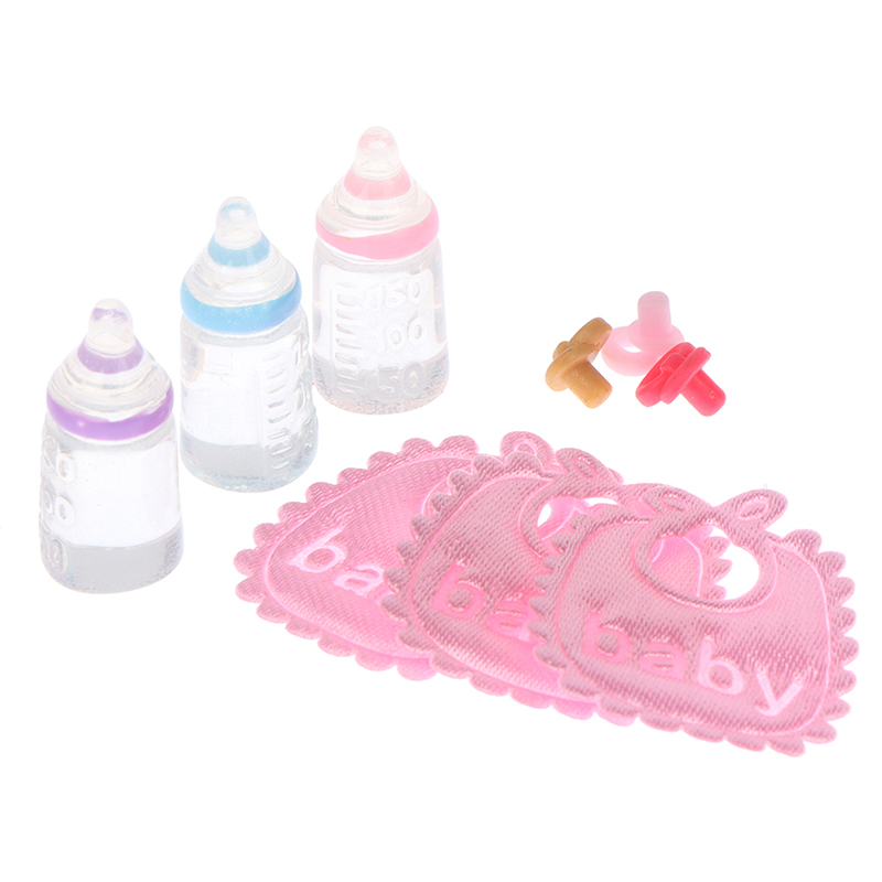 Baby Food Pacifier - 3PCS 1:12 Dolls House Miniature Baby