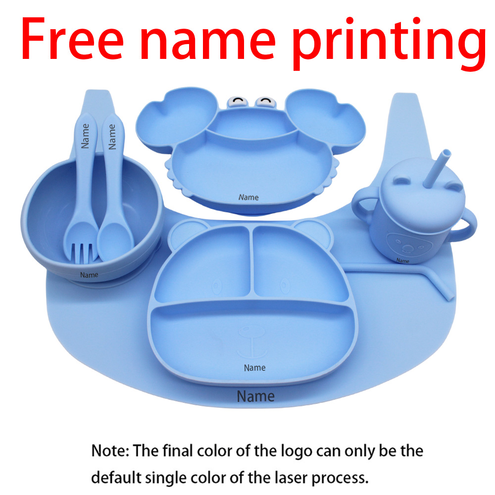 Baby Food Grater - Free Name Printing Children's Tableware Set: