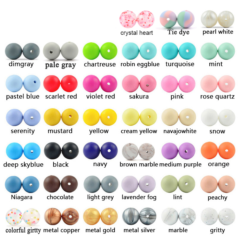 LOFCA 12mm 100pcs Silicone Bea - Baby Food Flavors ulasan dan harga