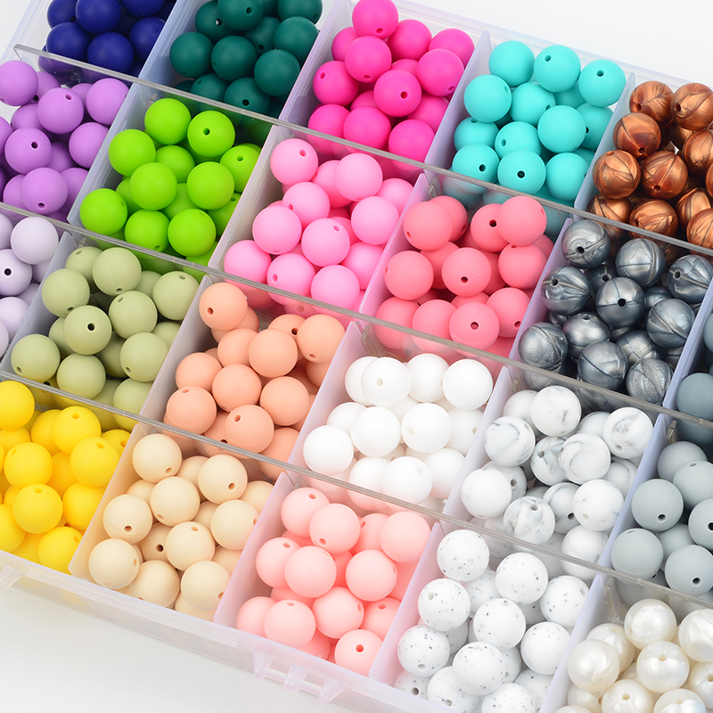 LOFCA 12mm 100pcs Silicone Bea - Baby Food Flavors ulasan dan harga