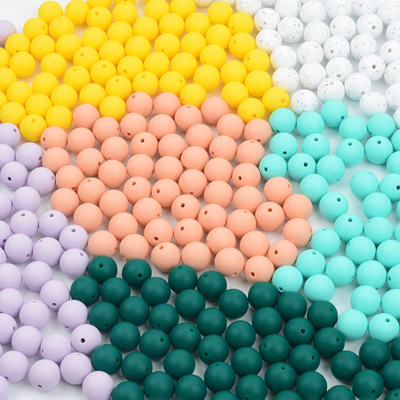 LOFCA 12mm 100pcs Silicone Bea - Baby Food Flavors ulasan dan harga