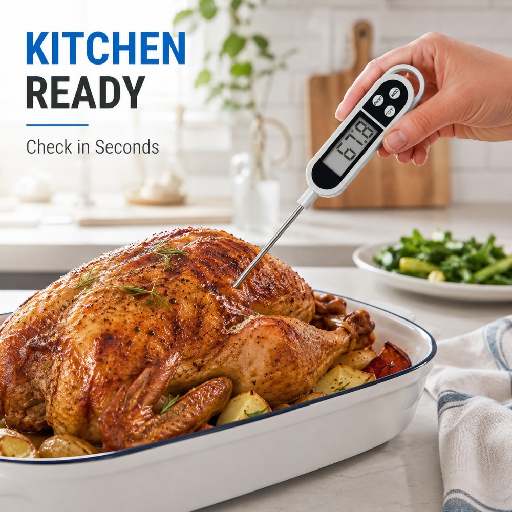 Kitchen Digital Thermometer Pr - Baby Food Age ulasan dan harga