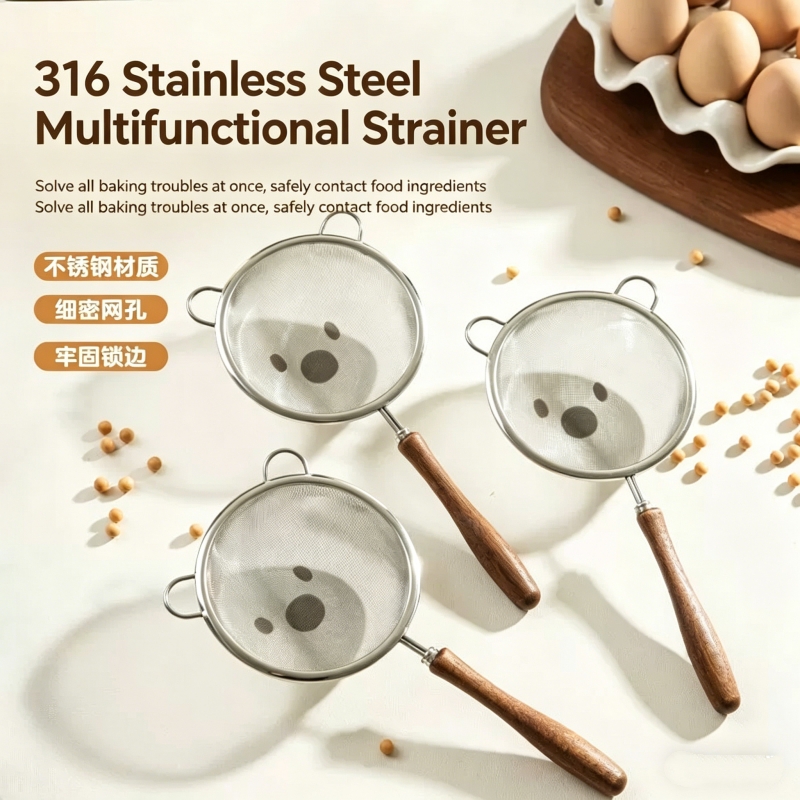 Fine filter strainer, new 304  - Baby Food Strainer ulasan dan harga