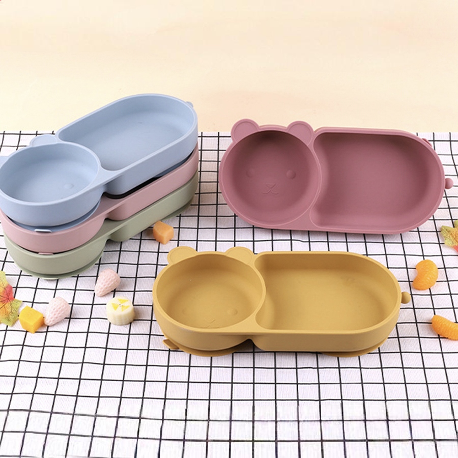 Baby Silicone Suction Cup Bowl - Baby Food Flavors ulasan dan harga