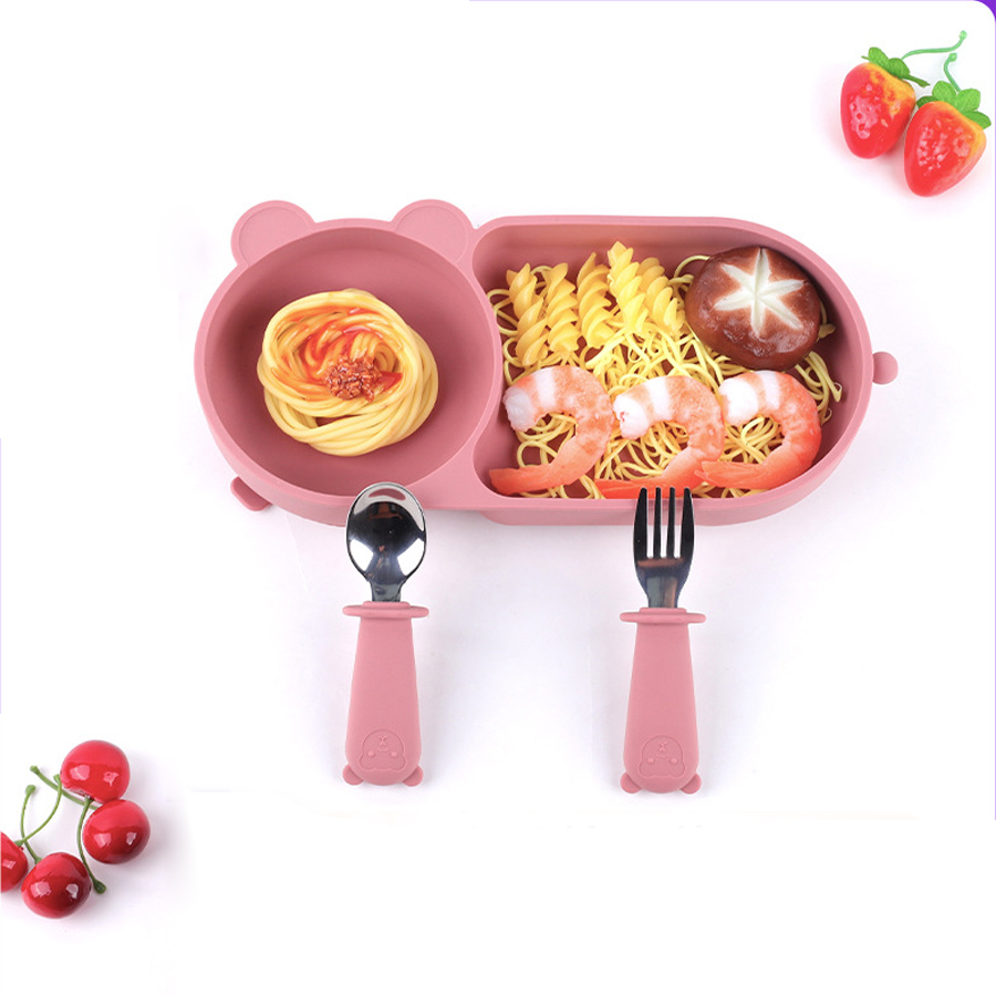Baby Silicone Suction Cup Bowl - Baby Food Flavors ulasan dan harga