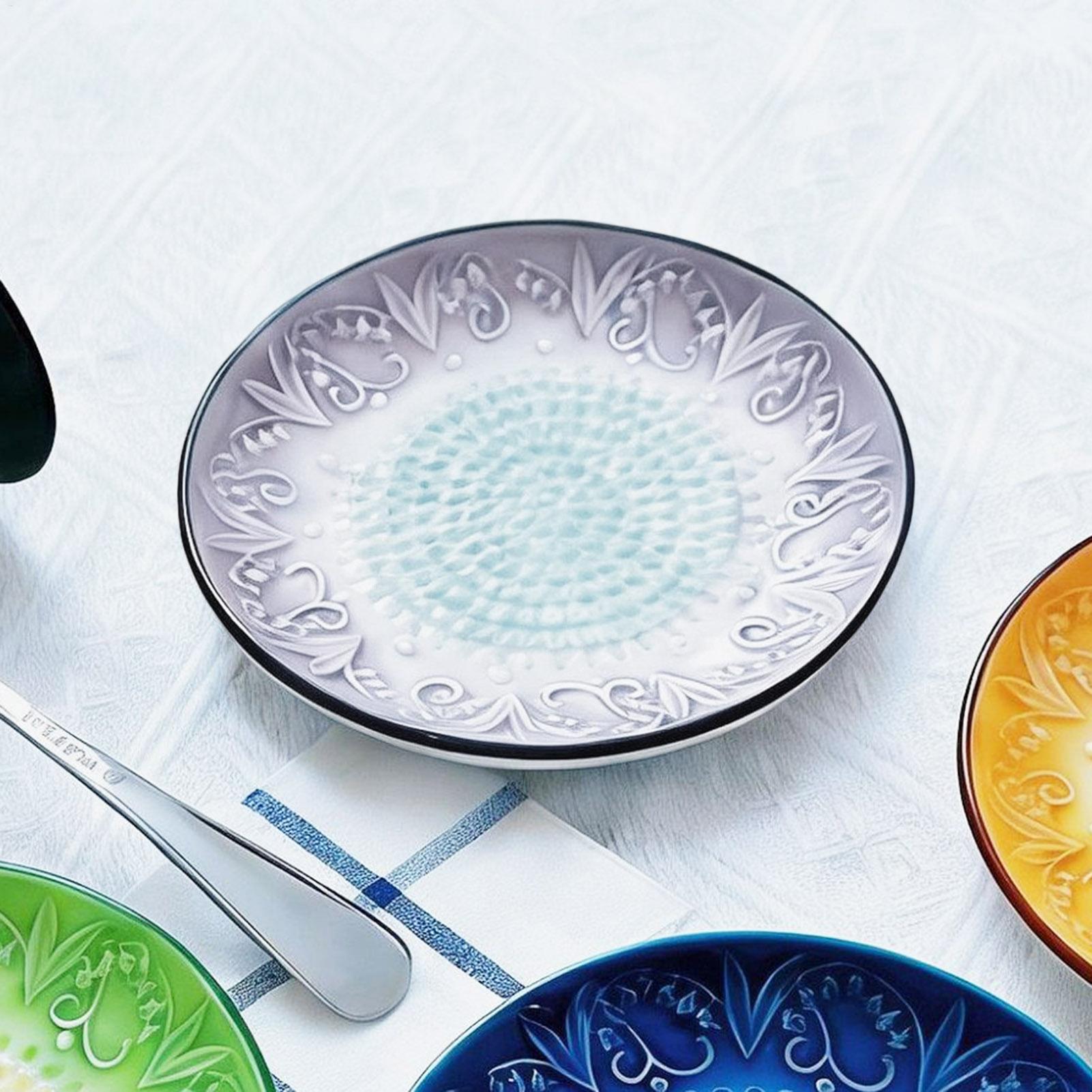 Garlic Grater Plate Ceramic Ha - Baby Food Grater ulasan dan harga