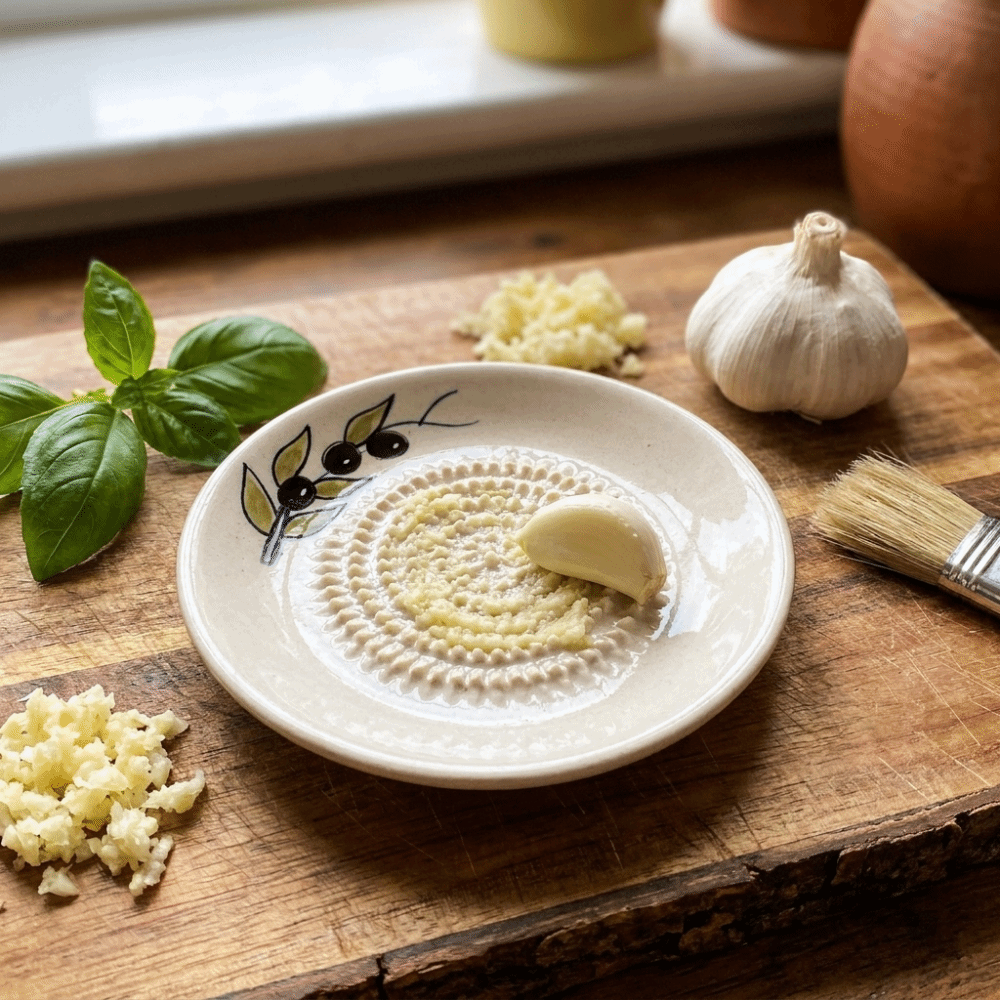 Round Plate Ceramic Ginger Gra - Baby Food Grater ulasan dan harga