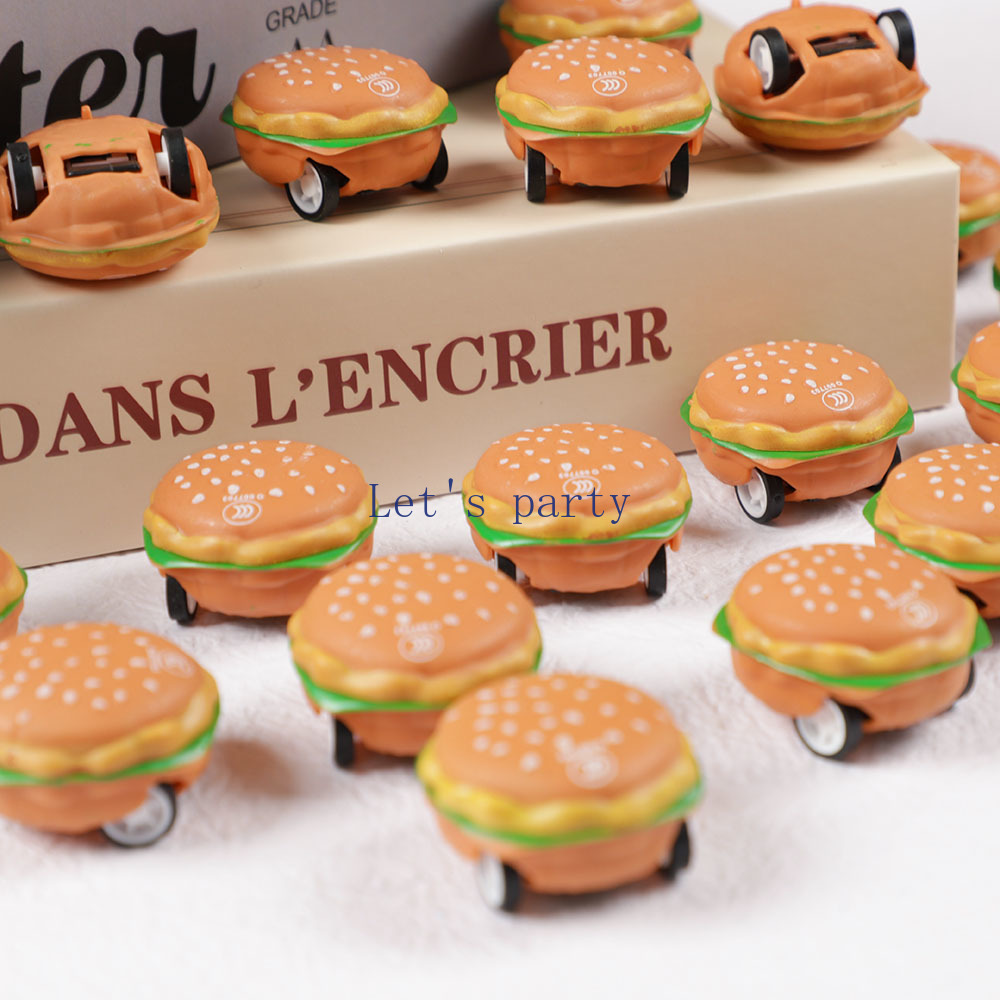 15Pcs Mini Cute 3D Burger Pull - Baby Food Flavors ulasan dan harga