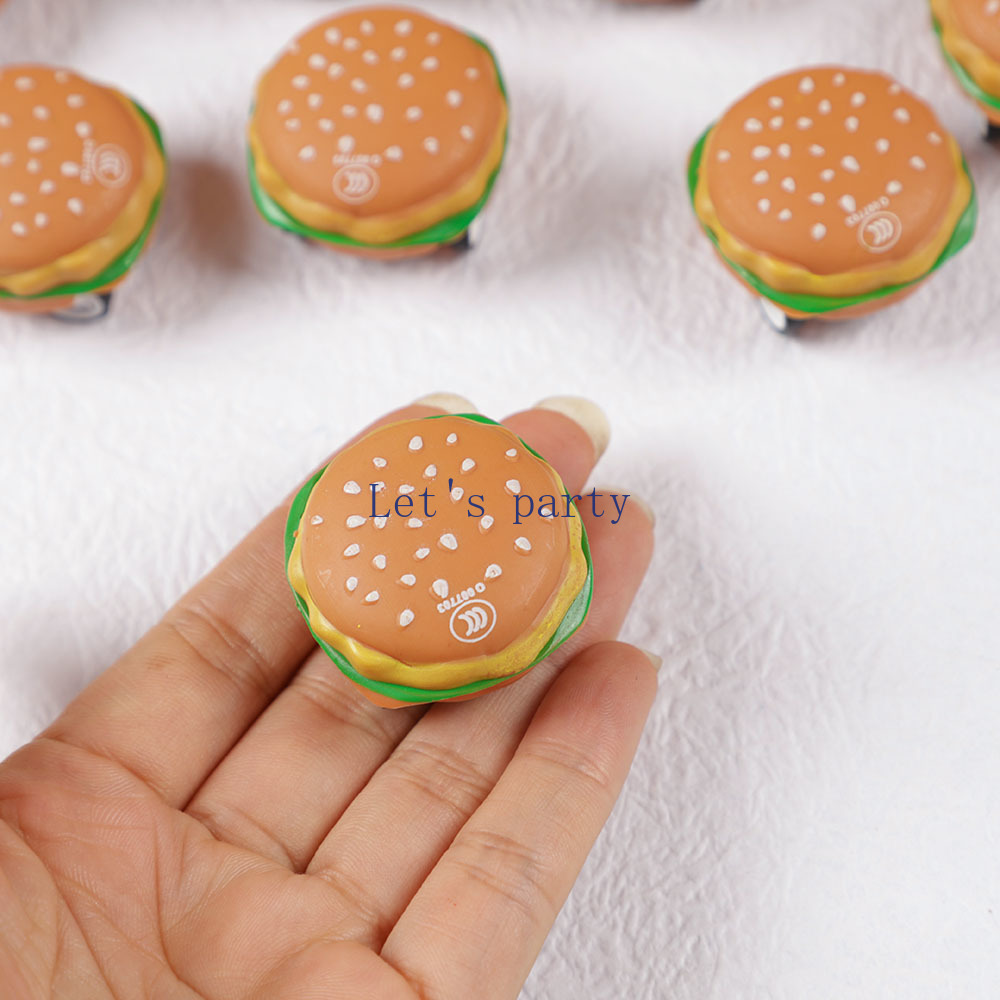 15Pcs Mini Cute 3D Burger Pull - Baby Food Flavors ulasan dan harga
