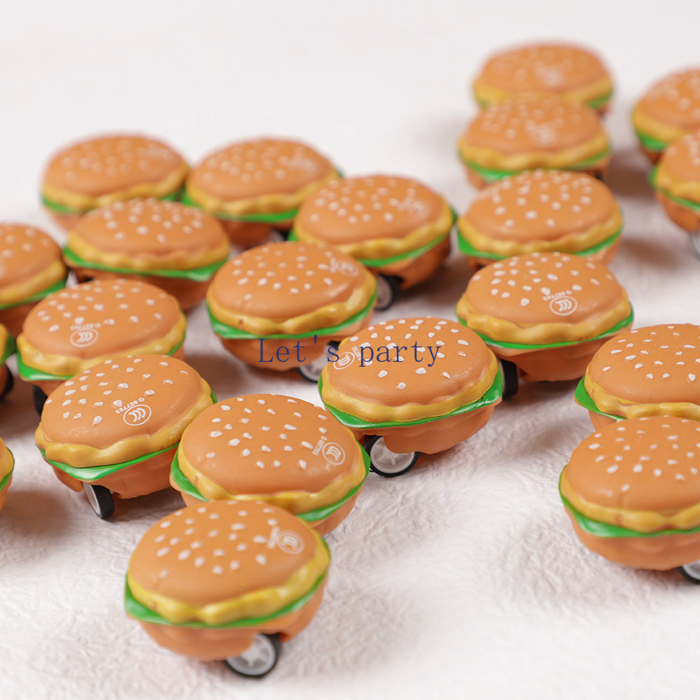 15Pcs Mini Cute 3D Burger Pull - Baby Food Flavors ulasan dan harga