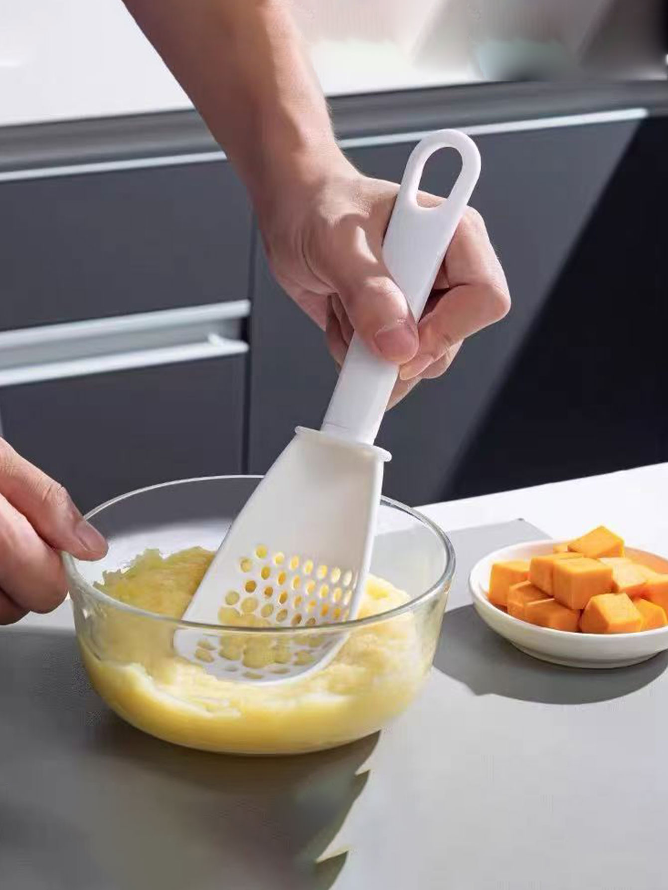 Multifunctional Cooking Spoon, - Baby Food Strainer ulasan dan harga