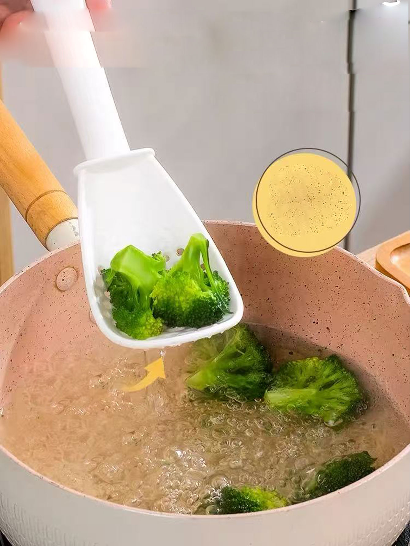 Multifunctional Cooking Spoon, - Baby Food Strainer ulasan dan harga