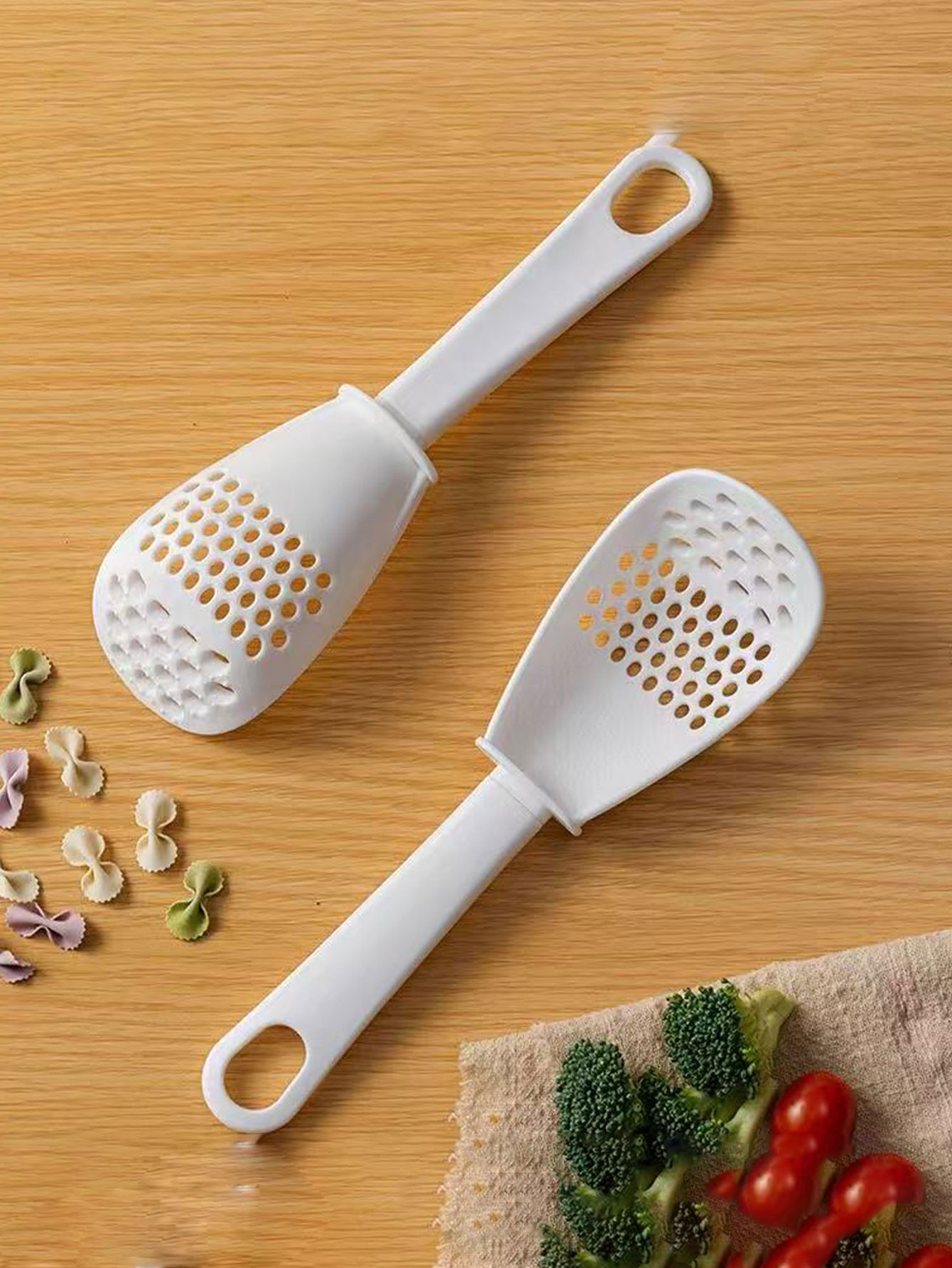 Multifunctional Cooking Spoon, - Baby Food Strainer ulasan dan harga