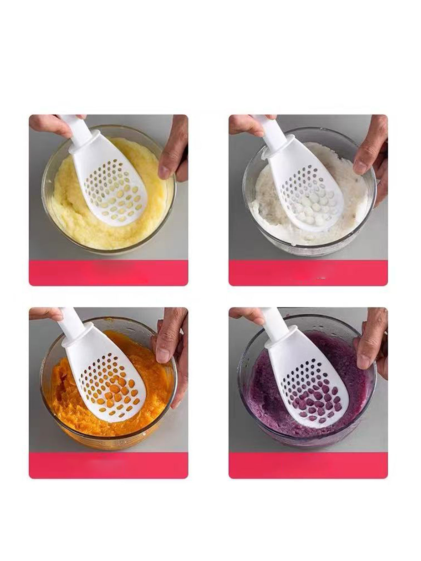 Multifunctional Cooking Spoon, - Baby Food Strainer ulasan dan harga