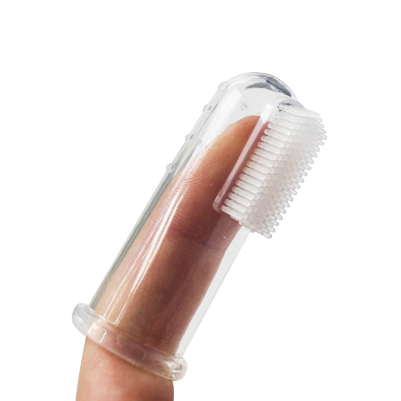 Soft Silicone Pet Finger Tooth - Baby Food Dogs ulasan dan harga