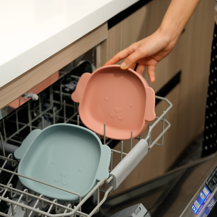Baby Food Grade Silicone Dish  - Baby Food Dogs ulasan dan harga