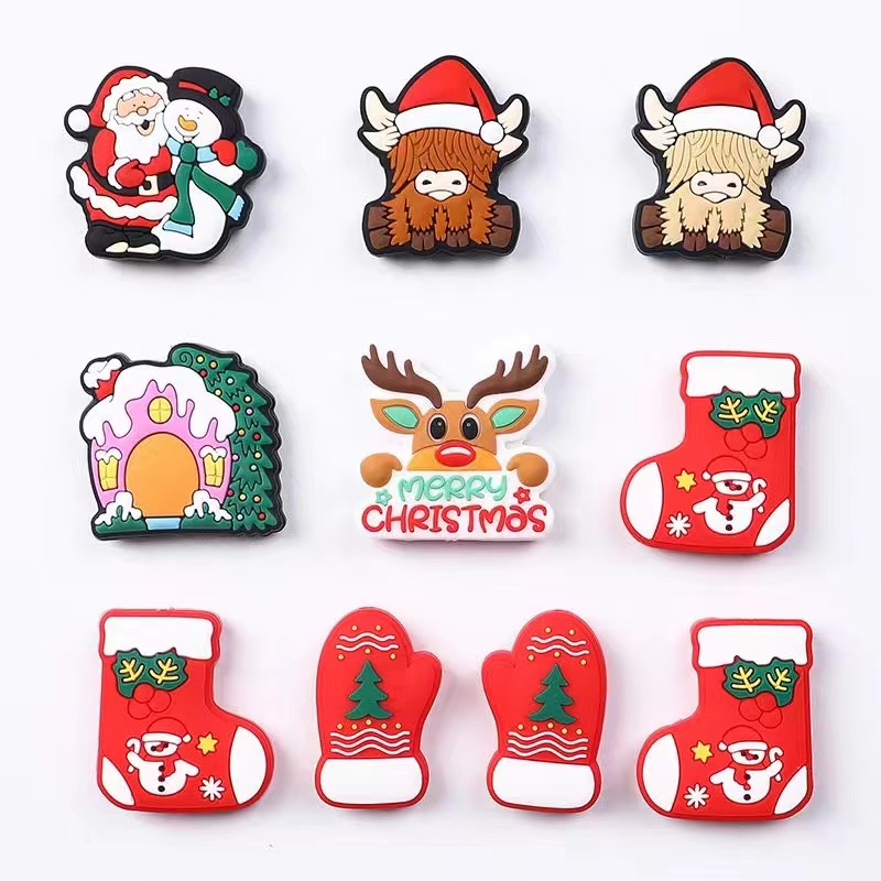 20pcs Silicone Beads Christmas - Baby Food Pacifier ulasan dan harga