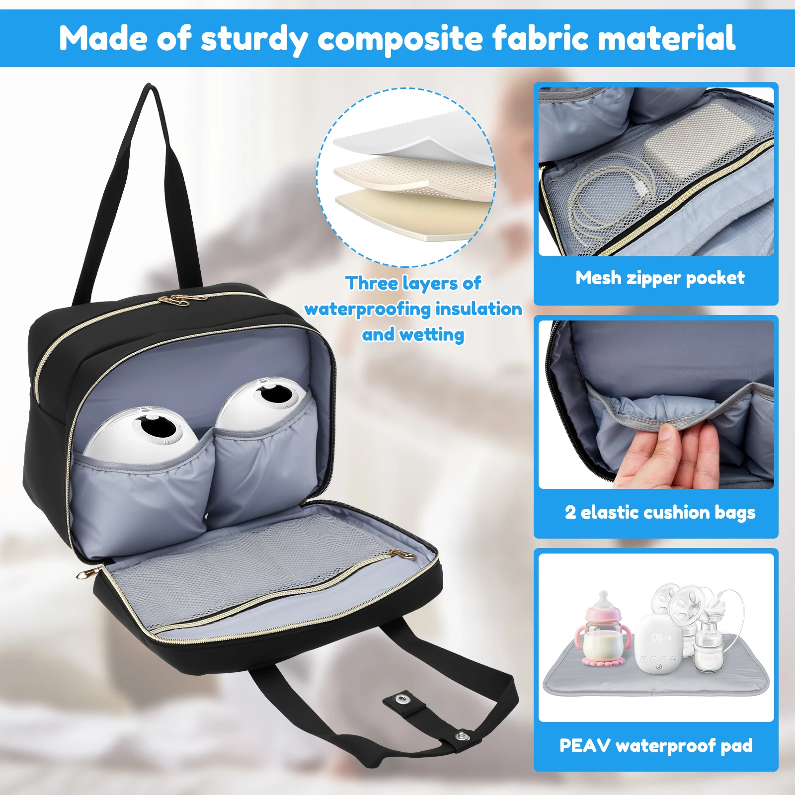 Breast Pump Storage Bag with I - Baby Food Stuff ulasan dan harga