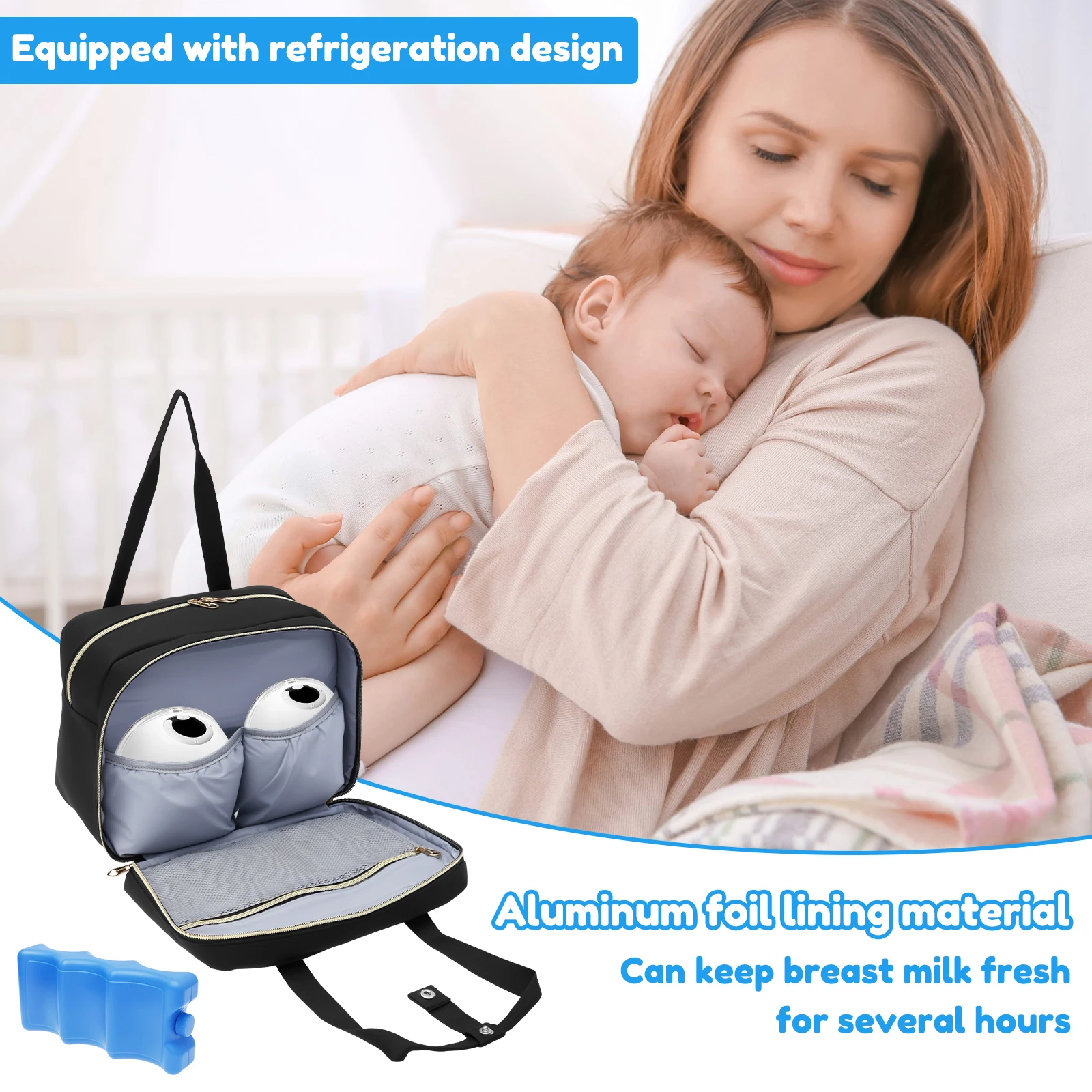 Breast Pump Storage Bag with I - Baby Food Stuff ulasan dan harga