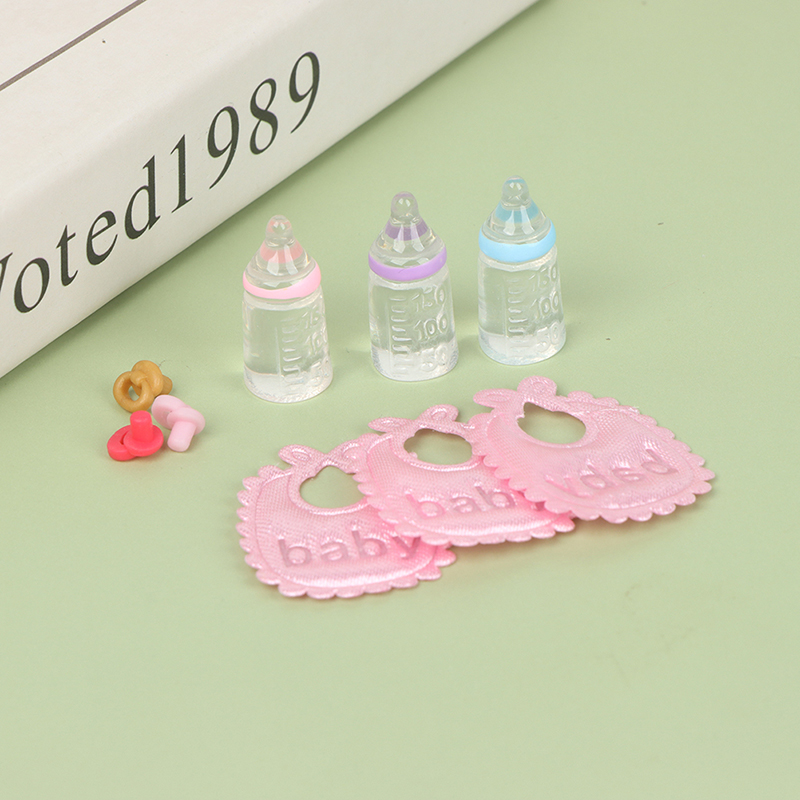 3PCS 1:12 Dolls House Miniatur - Baby Food Pacifier ulasan dan harga