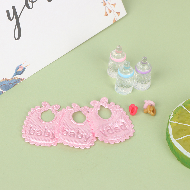 3PCS 1:12 Dolls House Miniatur - Baby Food Pacifier ulasan dan harga