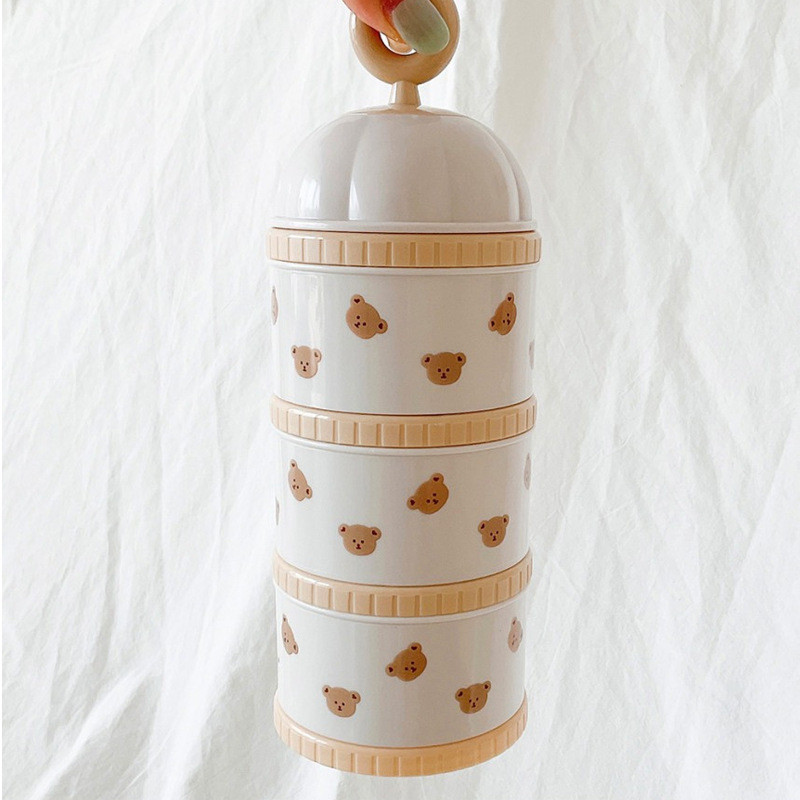 Cute Bear Milk Powder Box Baby - Baby Food Stuff ulasan dan harga