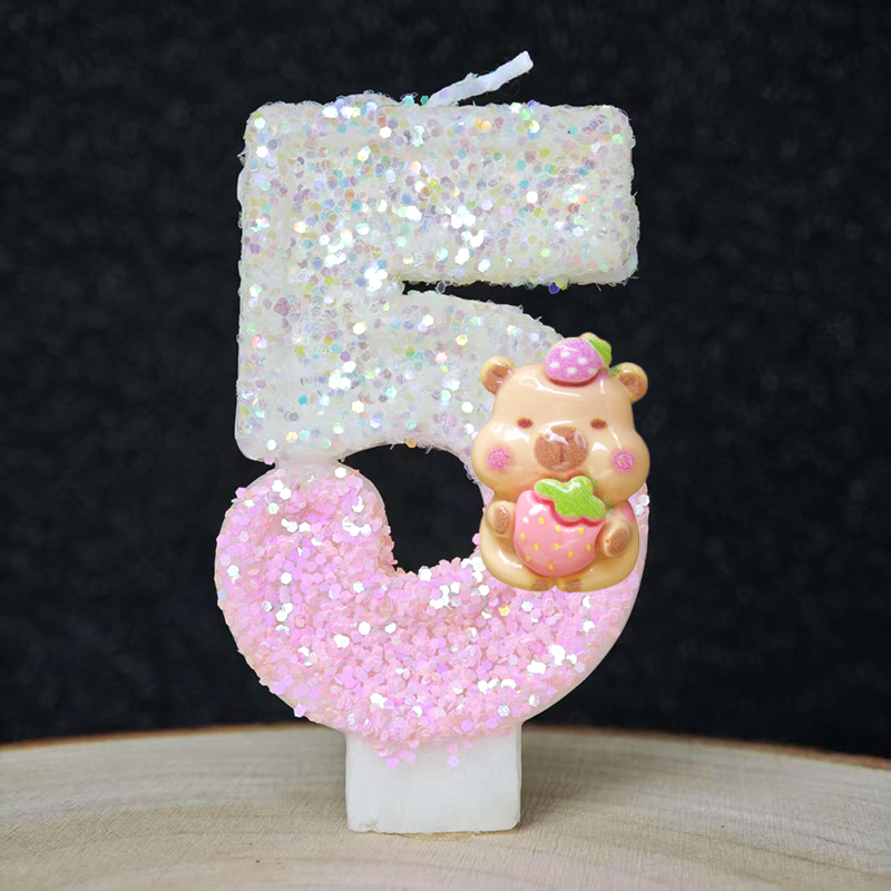 New Capybara Candles Cake Deco - Baby Food Flavors ulasan dan harga