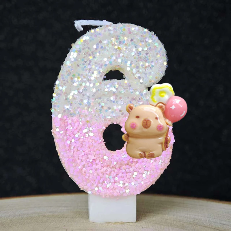 New Capybara Candles Cake Deco - Baby Food Flavors ulasan dan harga