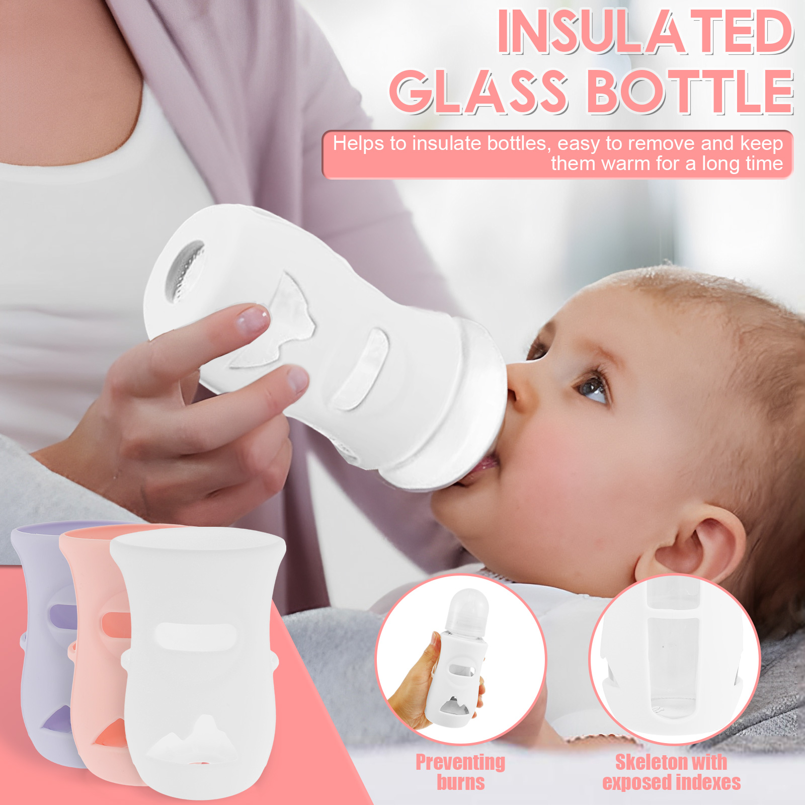 Silicone Sleeves Silicone Baby - Baby Food Stuff ulasan dan harga
