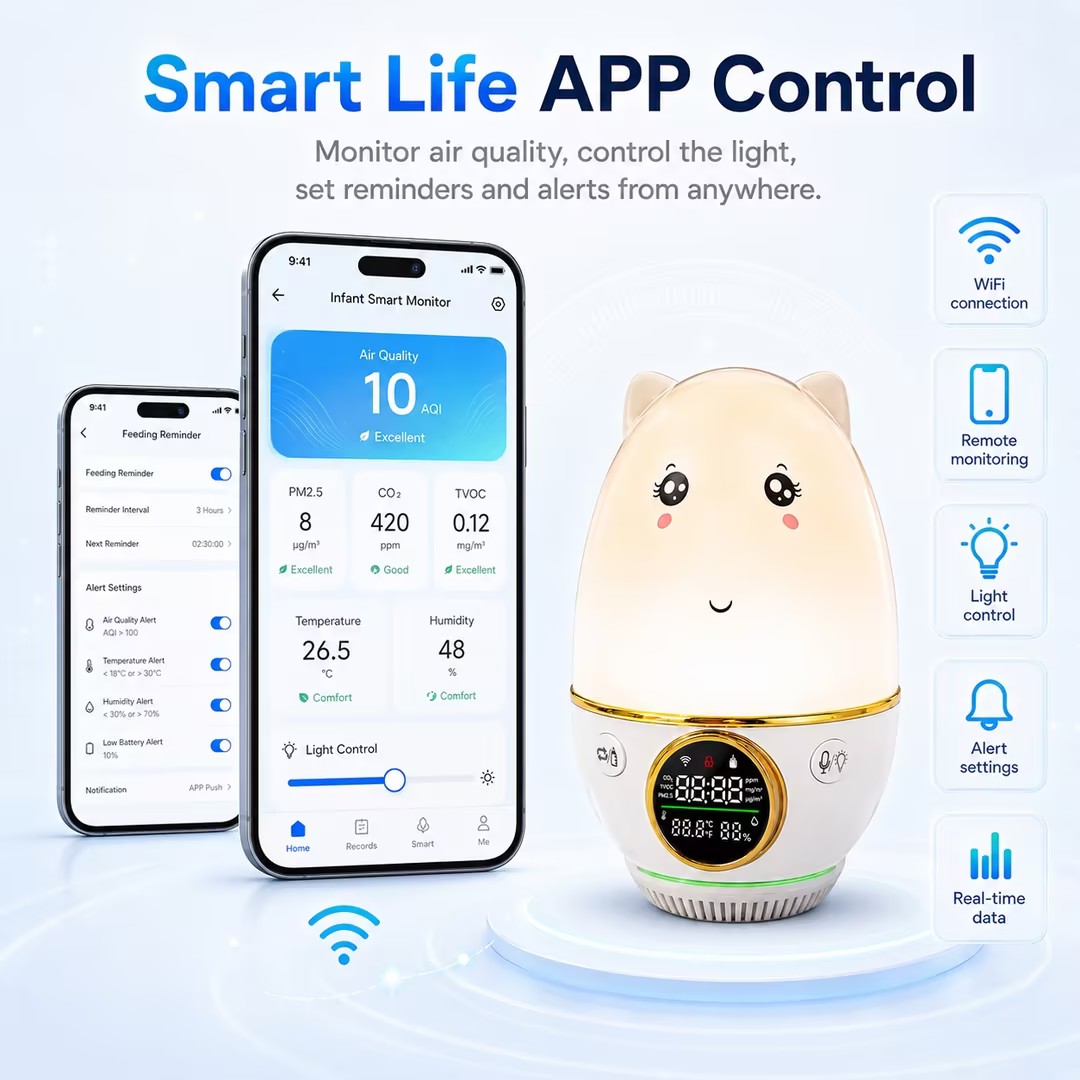 Smart Baby Monitor, Three Type - Baby Food Tracker ulasan dan harga