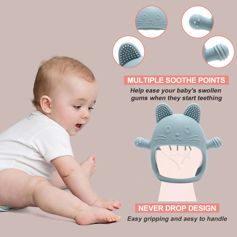 Baby Teething Mittens - Food-G - Baby Food Grade ulasan dan harga
