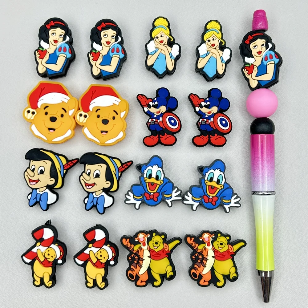 10PC DIY Cartoon Mini Silicone - Baby Food Grade ulasan dan harga
