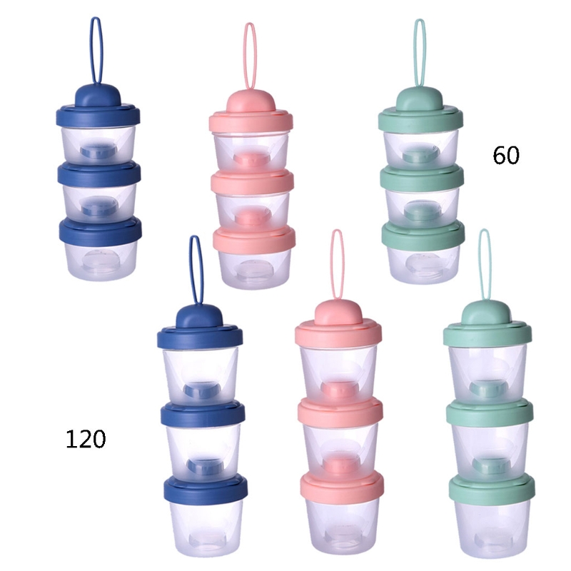 60ml/120ml Milk Powder Storage - Baby Food Lactogen ulasan dan harga