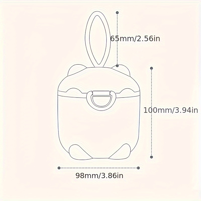 1pc Portable Four-Layer Milk P - Baby Food Stuff ulasan dan harga