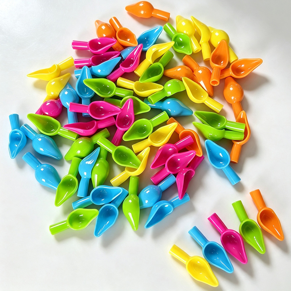 Mini Colorful Plastic Feeding  - Baby Food Flavors ulasan dan harga