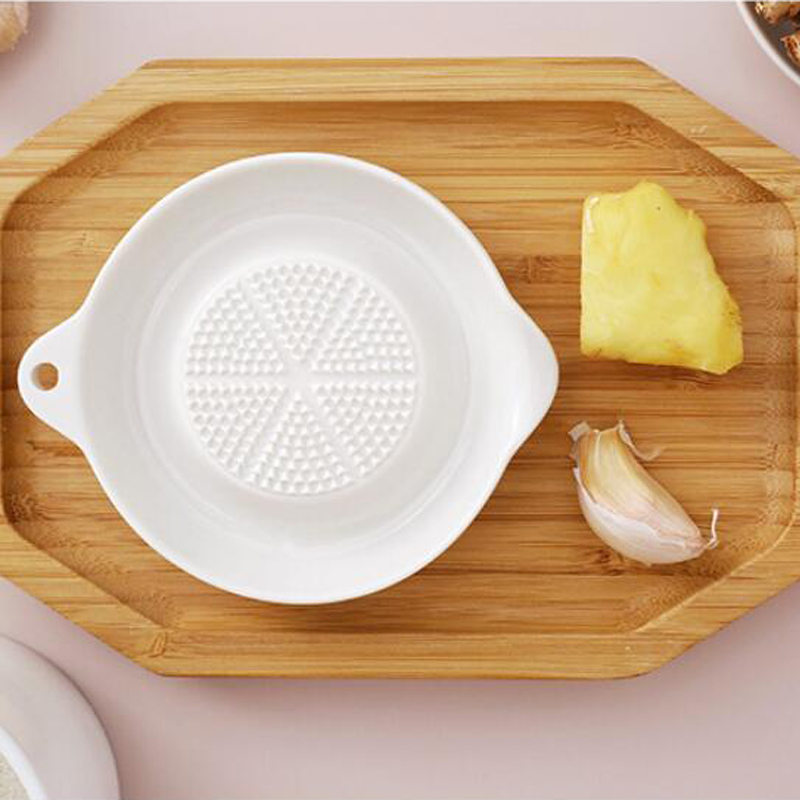 White Simple Style Ceramic Gin - Baby Food Grater ulasan dan harga