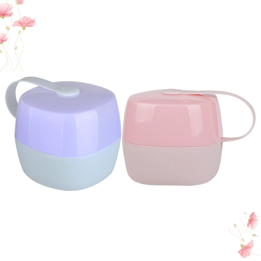 2Pcs Portable Baby Pacifier Bo - Baby Food Pacifier ulasan dan harga